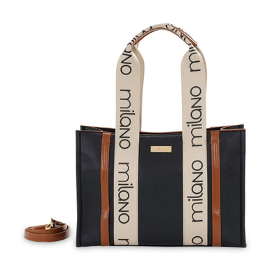 SAMEEHA TOTE BAG - BLACK