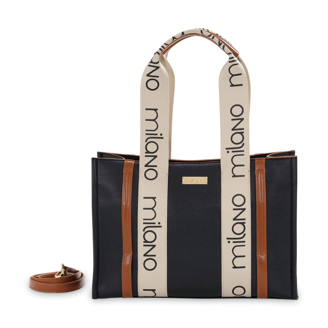 SAMEEHA TOTE BAG - BLACK