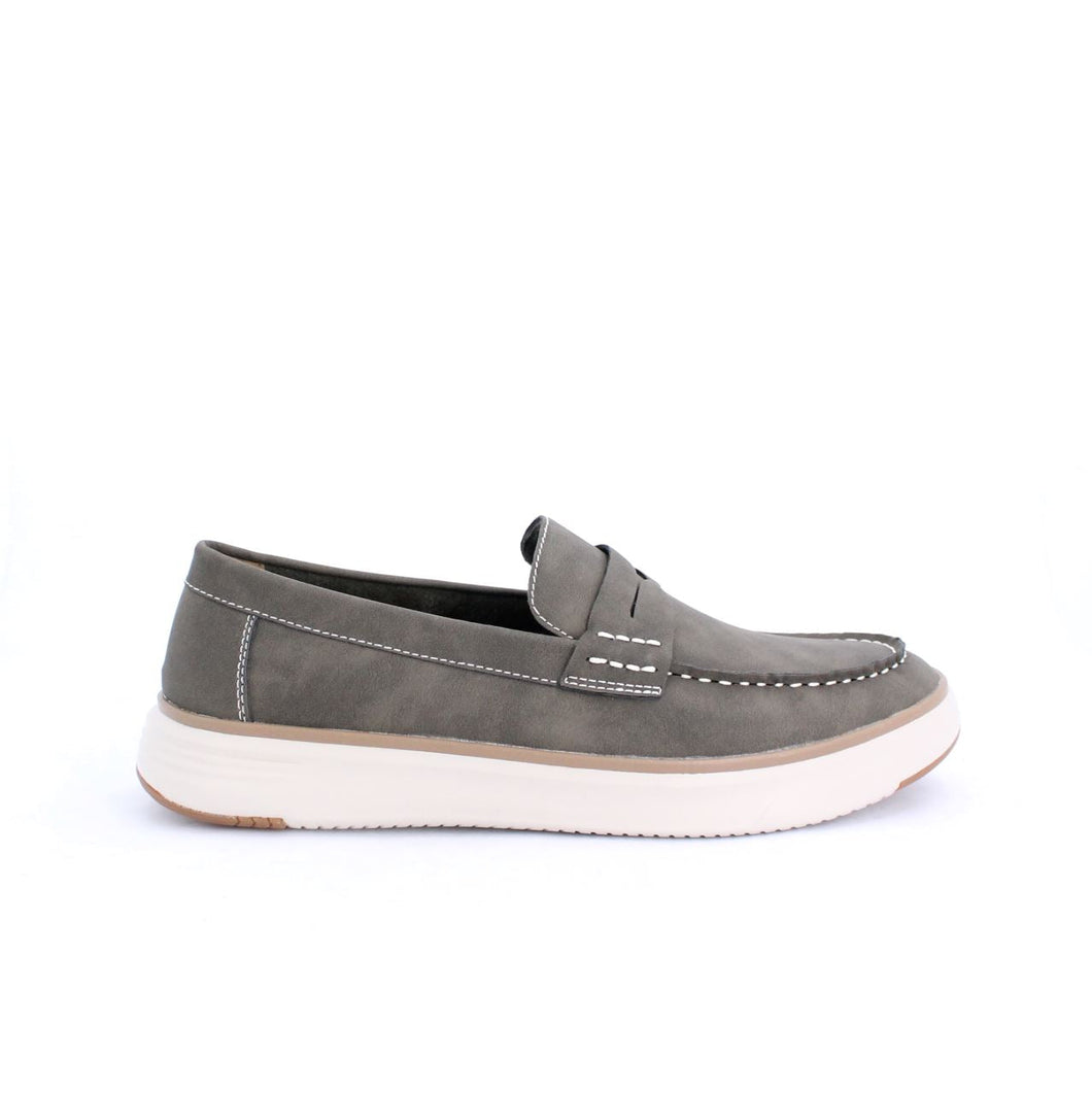 GIBSON MENS LOAFERS-GREY