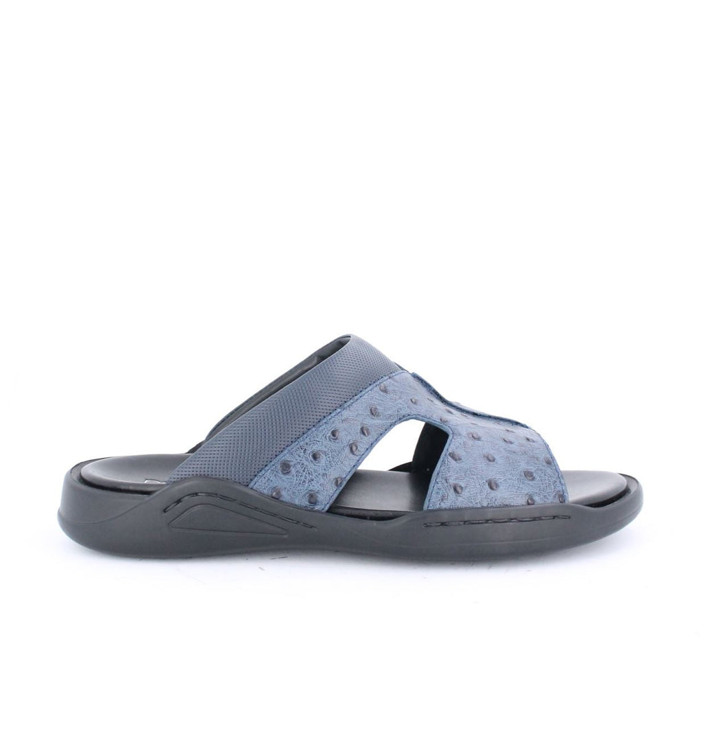 ALMO MENS LEATHER SANDALS - BLUE