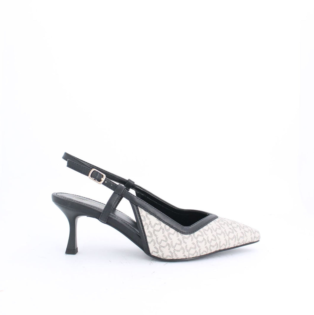 VLORA SLINGBACK STILETTO PUMP - BEIGE