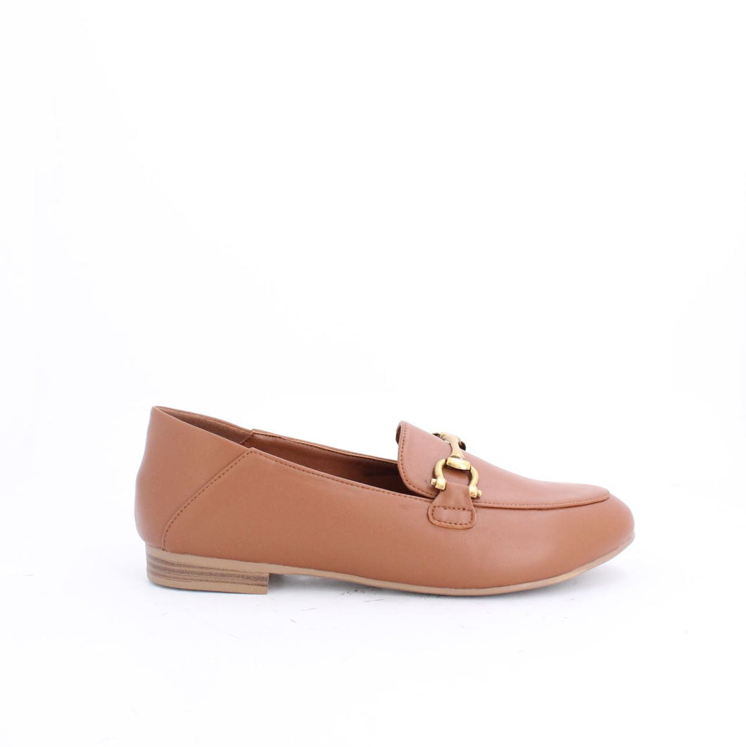 VIATRIX FLAT LOAFERS - TAN
