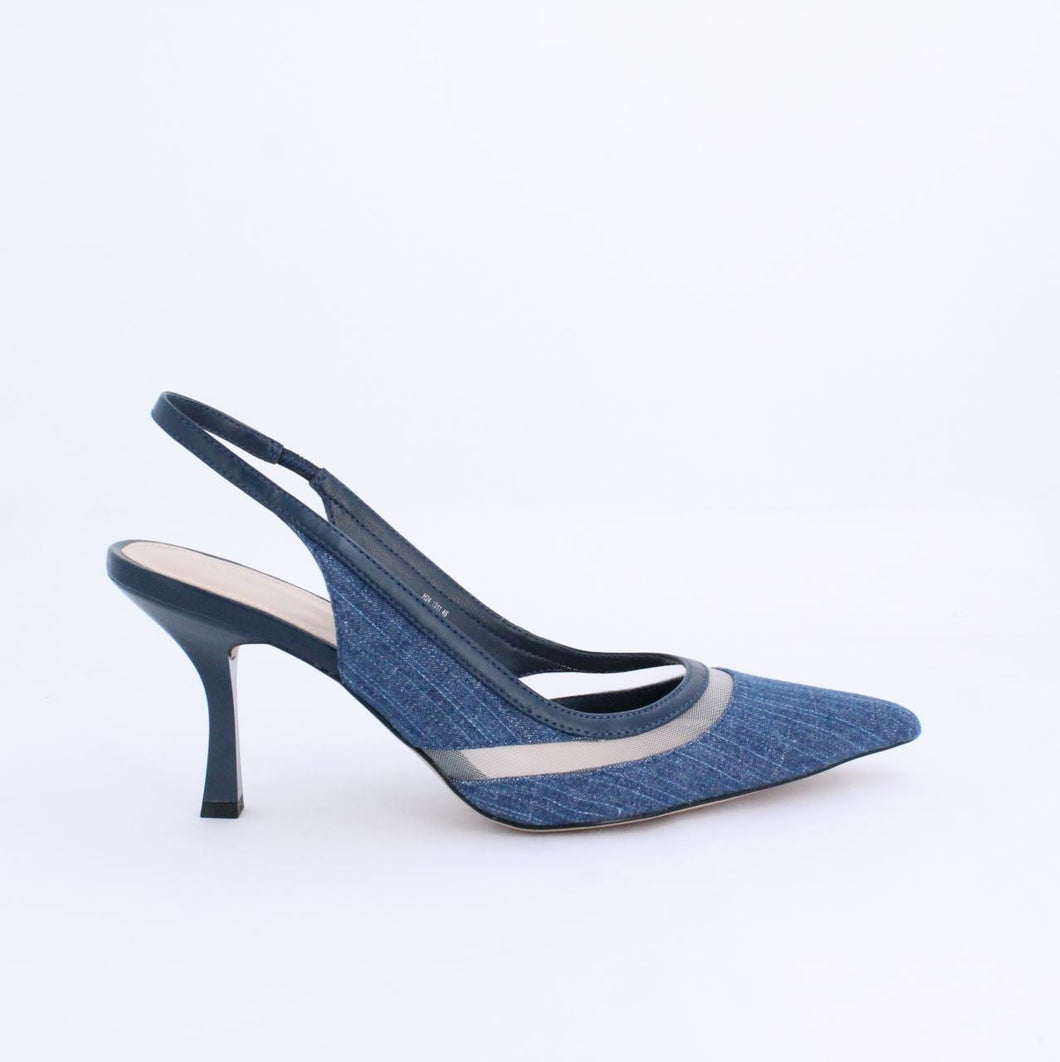 ZHAZHA SLINGBACK HEEL - BLUE
