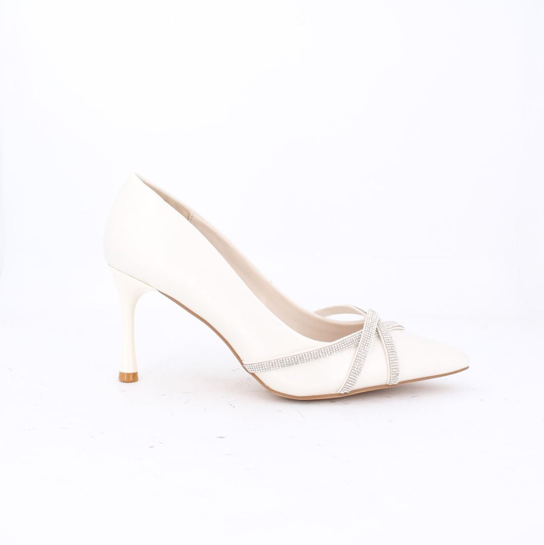 SABRINA PUMPSHOE-HEELS-PUMP-WHITE
