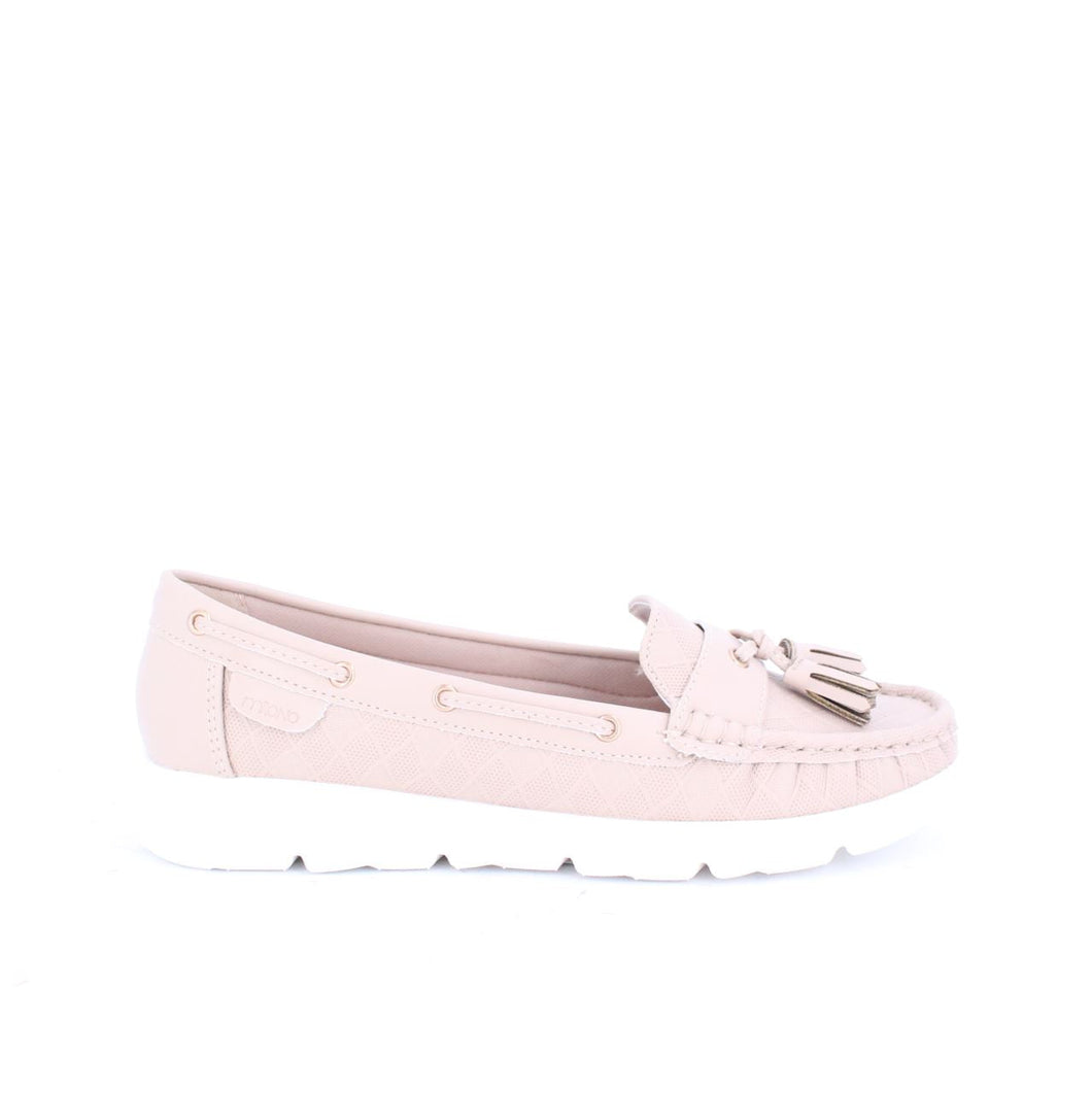 CYAN MOCCASINS - TAUPE