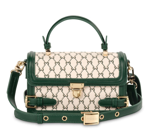 GINNY SATCHEL BAG - GREEN
