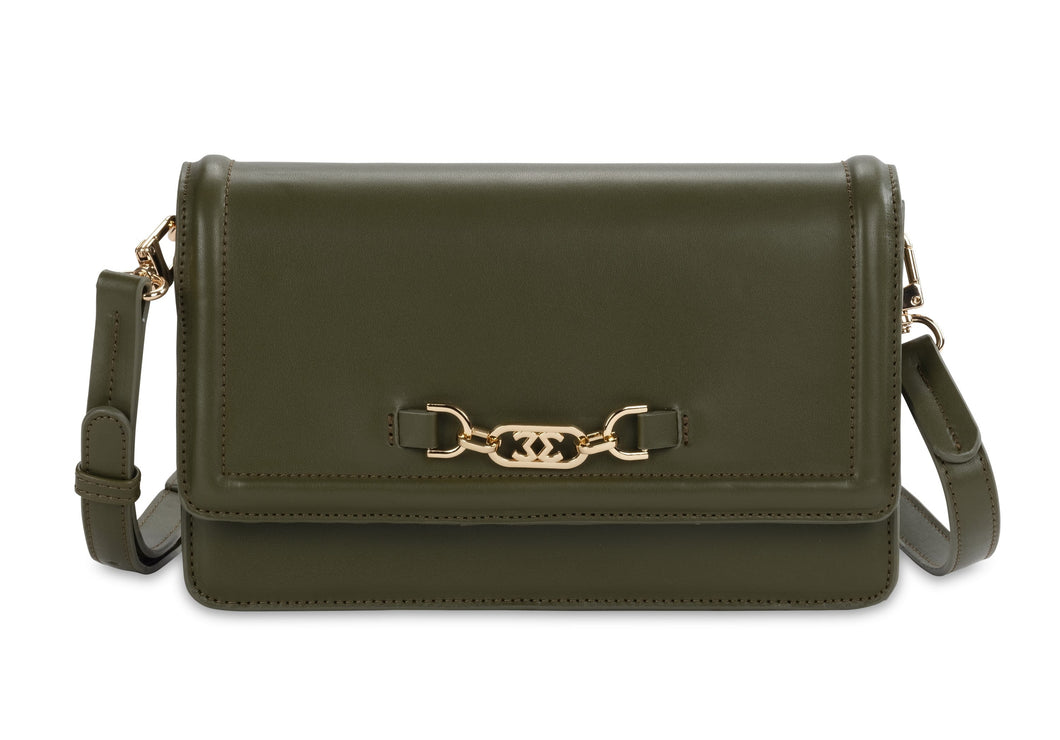 OLIVI CROSSBODY BAG - KHAKI