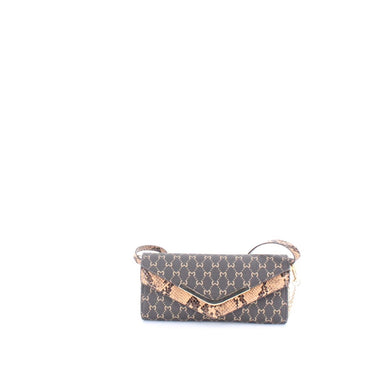 ARROSA CLUTCH BAG - BROWN